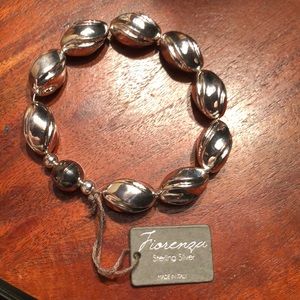 Fiorenza Sterling Silver bracelet magnetic clasp